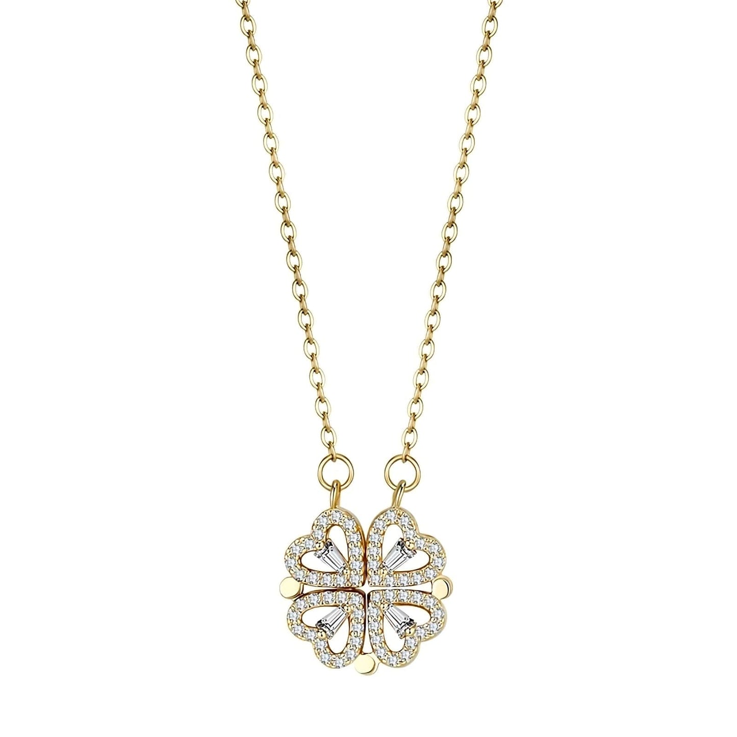 Clover Heart Necklace